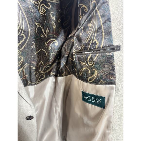 Ralph Lauren Men’s Camel Silk-Cashmere-Wool Sport Coat Jacket Sz 44L ($450 Coat) - Picture 2 of 5